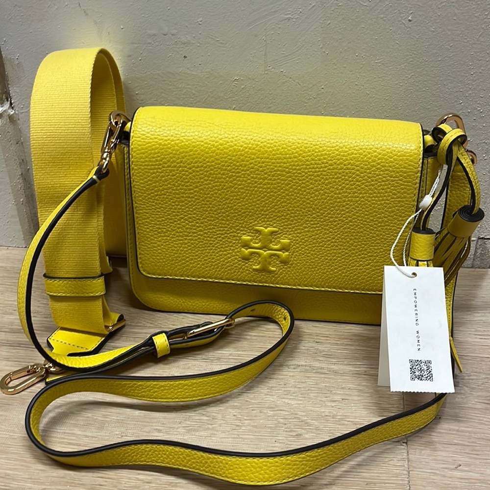 Tory Burch Thea Web Flap Crossbody Women's Bag new with tags